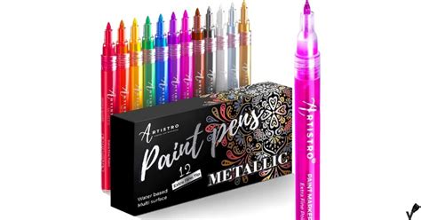 Artistro Acrylic Paint Markers Set Of Extra Fine Tip Mm