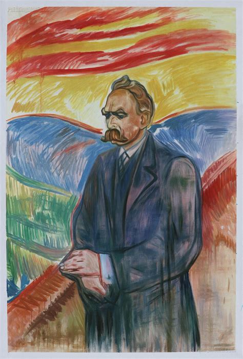 Friedrich Nietzsche Edvard Munch Hand Painted Oil Painting Etsy