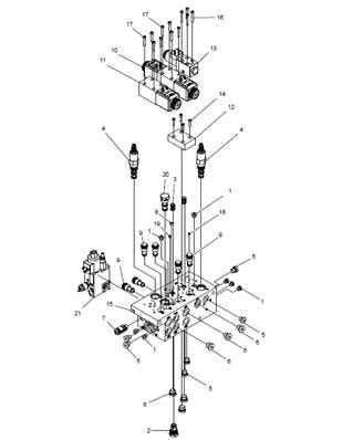 Distributeur Hydraulique Gauche Assemblage Lm Cuoq Forest