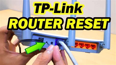 TP Link Router Reset To Factory Defaults Settings YouTube