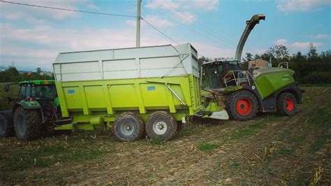 Trinciatura Del Mais Con Claas Jaguar Claas Global Claas Italia