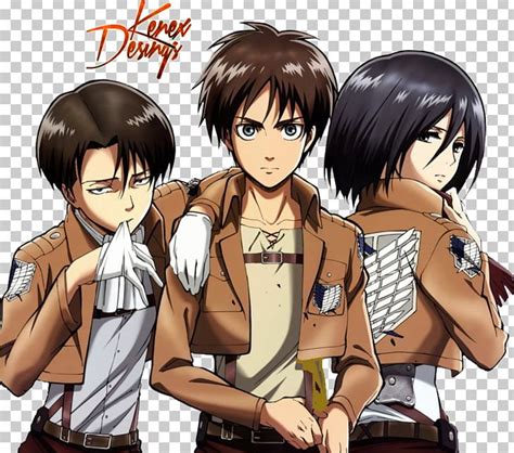 Mikasa Ackerman Eren Yeager Armin Arlert Attack On Titan Levi Png