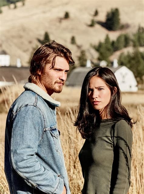 Kacey and Monica in a Field - Yellowstone - TV Fanatic