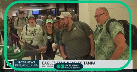 Eagles vs. Buccaneers: Eagles fans head to Tampa - CBS Philadelphia