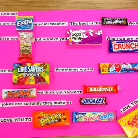 Pin By Krystal De Leeuw On Candy Bar Posters And Ts Teacher