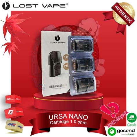 Jual CARTRIDGE LOST VAPE URSA NANO 1 0 Ohm Pod Katrid Atomizer