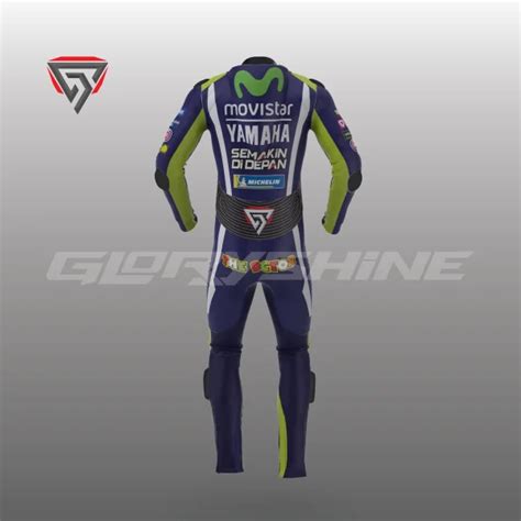 Valentino Rossi Leather Suit Yamaha Movistar Motogp