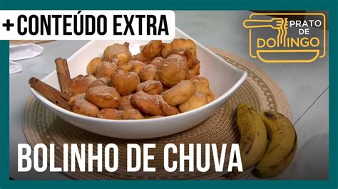 Aprenda A Preparar Um Delicioso Bolinho De Chuva Recheado Banana