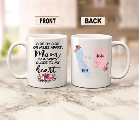 Mothers Day Mug T For Mom Mothers Day T Long Distance Etsy