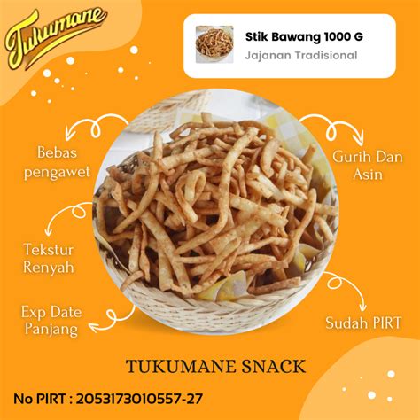 Jual Stik Bawang Stick Bawang Gurih Renyah Kg Shopee Indonesia