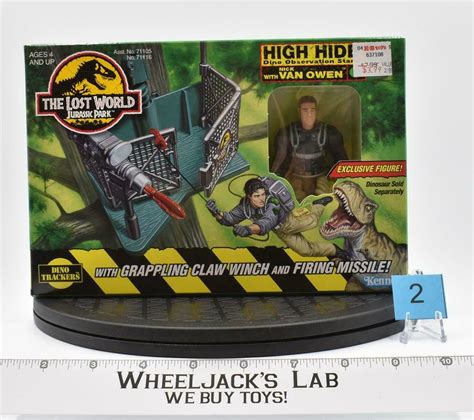 High Hide W Nick Van Owen 2 Jurassic Park The Lost World 1997 Kenner New Mib Wheeljack S Lab