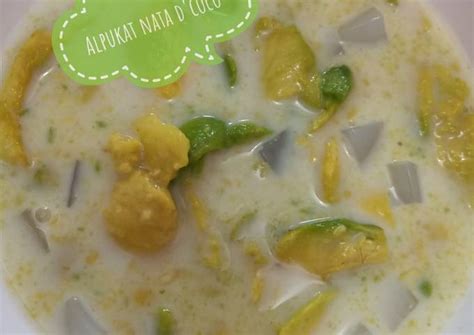 Resep Alpukat Nata De Coco Oleh Dyah Yudistira Cookpad