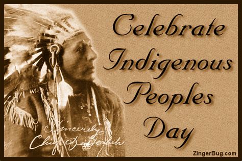 Celebrate Indigenous Peoples Day Glitter Graphic, Greeting, Comment, Meme or GIF