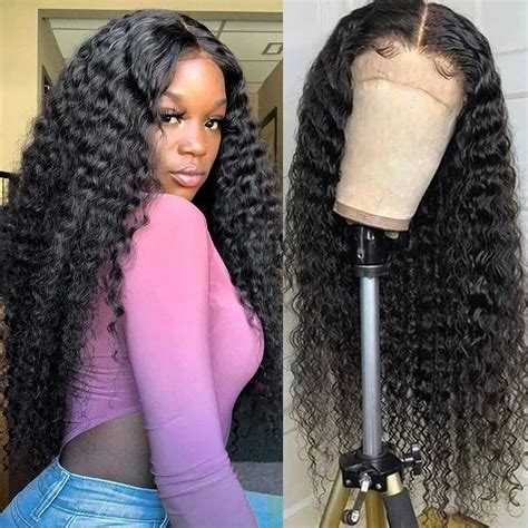 Amazon UDesire Deep Wave Lace Front Wigs Human Hair 13x4 Lace