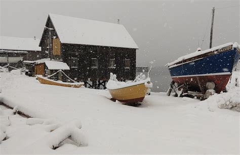 Snow Day For The Picton Castle The Barque Picton Castle