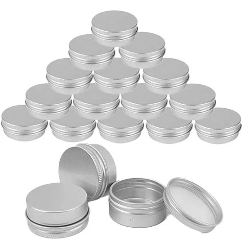 Wholesale Refillable Aluminum Tin Cans Lip Balm Containers Cosmetic