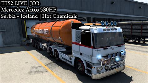 Euro Truck Simulator 2 Hot Chemical Serbia Iceland Logitechg29