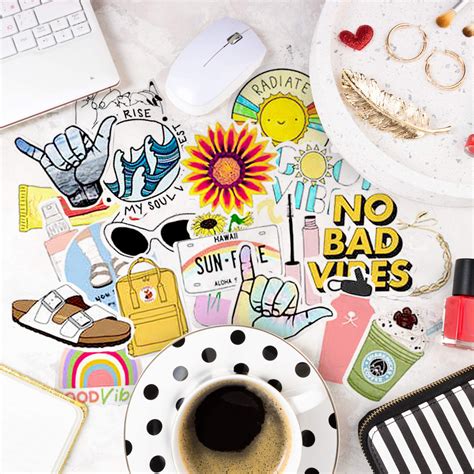 35 Pack Water Bottle Stickers Waterproof Stickers Vsco Stickers