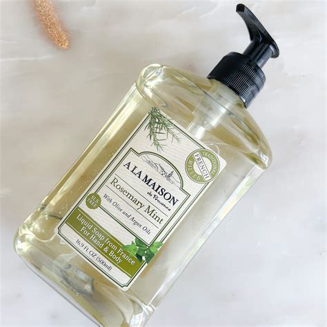 A La Maison De Provence Rosemary Mint Liquid Hand And Body Soap