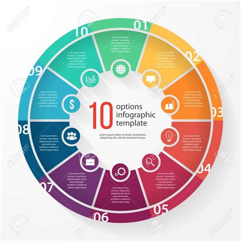 Business Pie Chart Template For Graphs Charts Diagrams Business