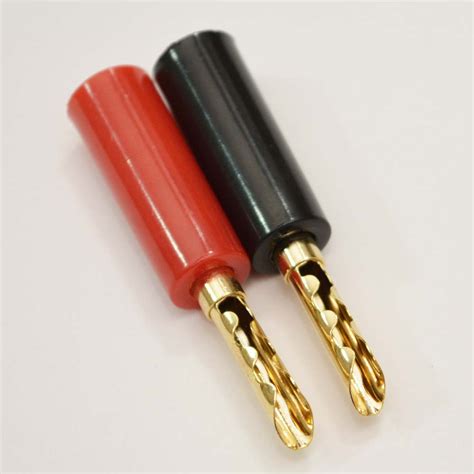 SBFA50G Gold Plated Studio BFA Banana Plug Speaker Connectors