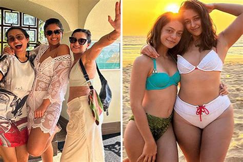 Ileana D Cruz Celebrates Diwali 2022 Beach Vacation With Friends The