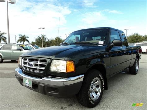 Dark Highland Green Metallic 2002 Ford Ranger Xlt Supercab Exterior