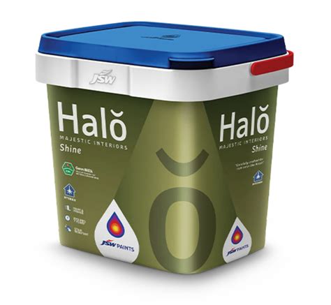 JSW Halo Majestic Interior Shine Paint Packaging Size 1 L At Rs 614