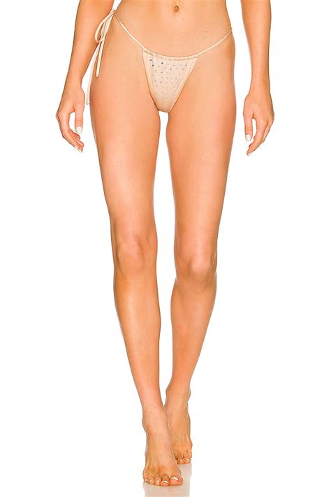 Monica Hansen Beachwear X Revolve Side Tie String Bikini Bottom With