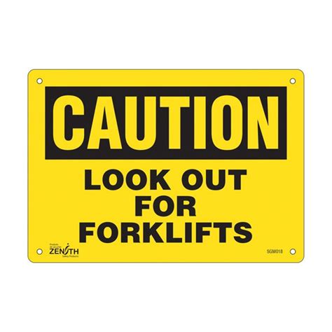 Look Out For Forklifts Sign