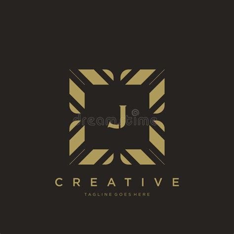 J Initial Letter Luxury Ornament Monogram Logo Template Vector Stock