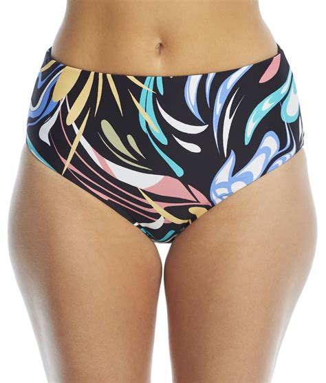 Coco Reef Retro Swirl High Waist Reversible Bikini Bottom Reviews