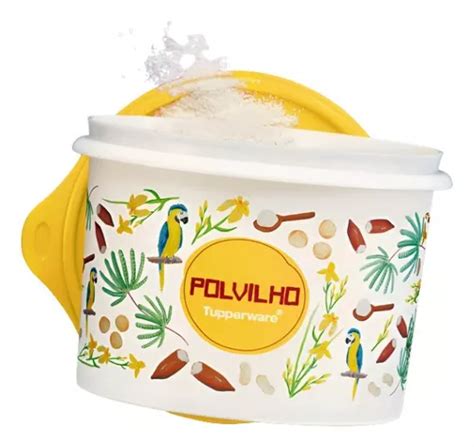 Tupper Caixa 1 1l Para Polvilho Linha Floral Tupperware