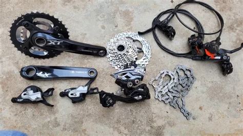 Kit Grupo Shimano Deore Xt Slx X Completo Freios M Corre