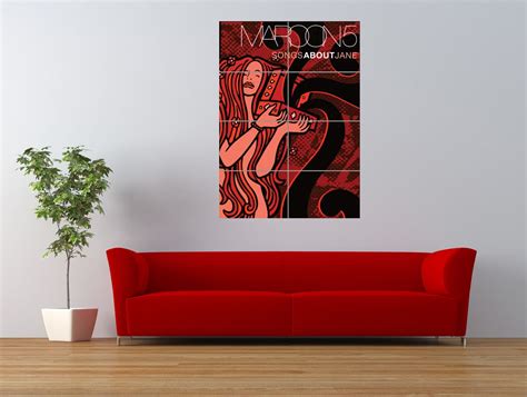 MAROON 5 SONGS ABOUT JANE ALBUM COVER GIANT ART PRINT PANEL POSTER ...