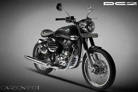 Custom Royal Enfield Classic “Carbon Shot” by DC Design » Car Blog India