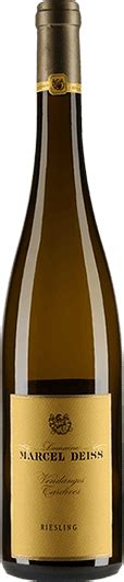 Domaine Marcel Deiss Riesling Vendanges Tardives Millesima Fr