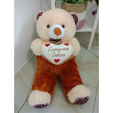 Jual Boneka Teddy Bear Jojon Jumbo Ukir Nama Proses Hari