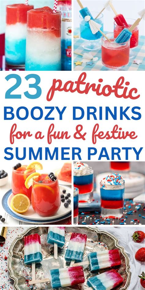 23 Easy Festive 4th Of July Cocktails Red White And Blue Drinks