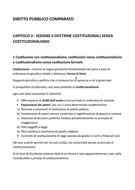 2018 0528090347 Riassunto Sistemi Costituzionali Comparati Di Lucio