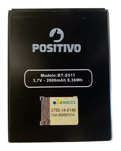 Bateria Positivo Bt S511 Twist S511 S510 Original Parcelamento Sem Juros