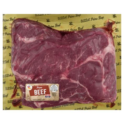 Save On Our Brand Usda Prime Beef Chuck Roast Vacuum Sealed Fresh All