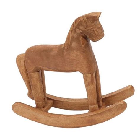 Zerone Ornement De Cheval De Troie En Bois Cheval Bascule En Bois