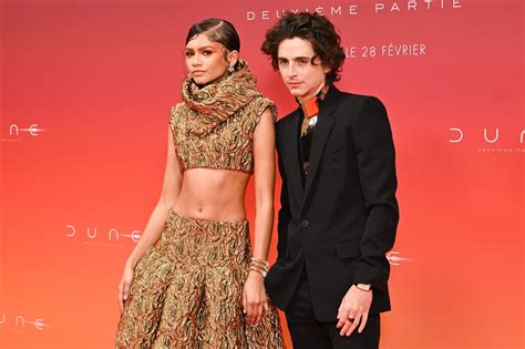 Zendaya And Timothee Chalamet Sizzle In Style During Dune Part Two