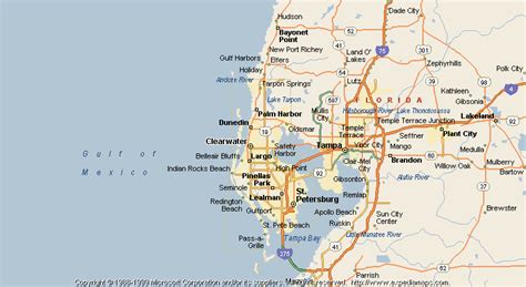 Map of Clearwater