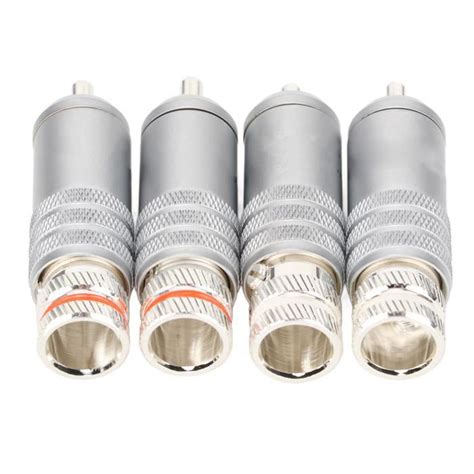 Prise DUOKON LMC Connecteur à souder HIFI plaqué argent 4pcs