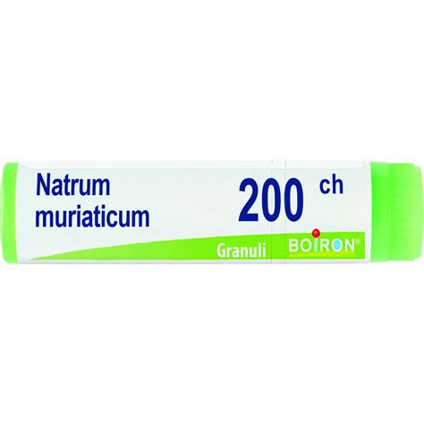 Natrum Muriaticum Granuli 200 Ch Contenitore Monodose