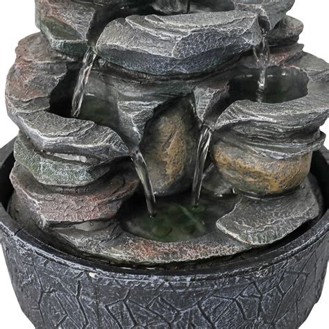 Desktop Fountain Tabletop Waterfall Fountain With Crystal Etsy