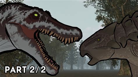 Spinosaurus Vs Ankylosaurus Animation Part Youtube