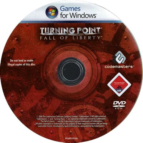 Turning Point Fall Of Liberty 2008 Box Cover Art Mobygames